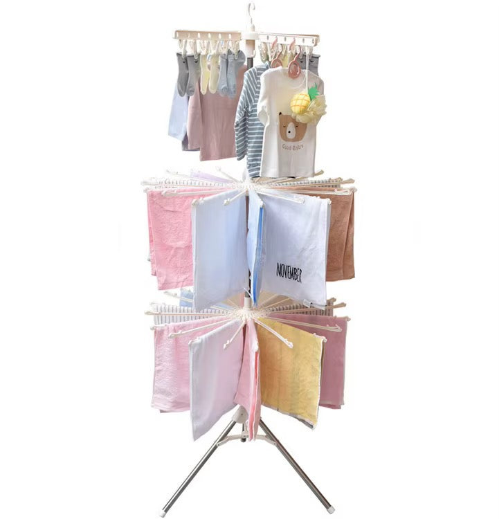 Foldable stainless steel clothes indoor and outdoor Rack