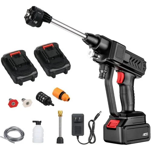 Rechargeable Portable Pressure Washer Car Washer with 2 batteries