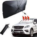 Car Windshield Sunshade Cover, Folding Car Sunshade Umbrella for Windshield, Blocks Harmful Ultraviolet Rays, Protects Car Interior, Keeps Car Cool, for Cars Trucks Windshield Covers